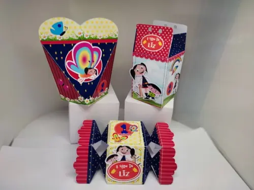 40 Caixinhas 3d Personalizadas Show da Luna