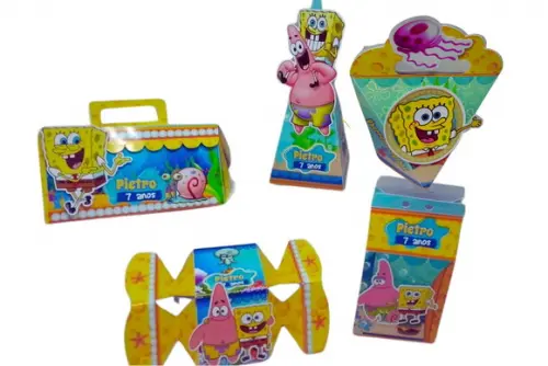 50 Personalizados Bob Esponja