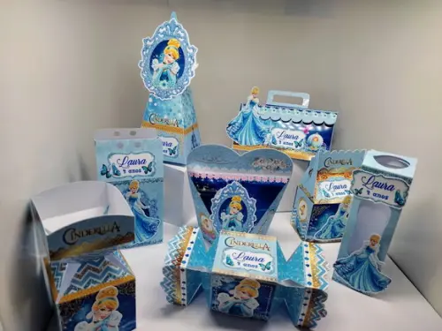 50 Personalizados Cinderela