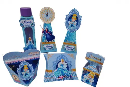50 Personalizados Cinderela