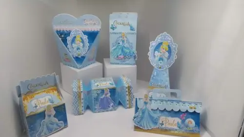 50 Personalizados Cinderela
