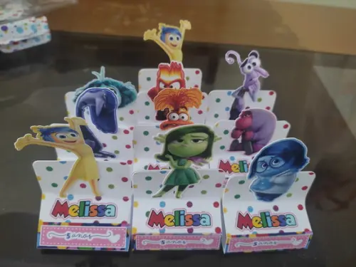 50 Personalizados Divertidamente 3d