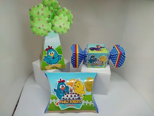 50 Personalizados Galinha Pintadinha Menino