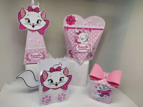 50 Personalizados Gatinha Marie