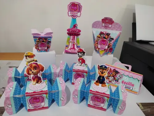 40 Personalizados Patrulha Canina Sky e Everest