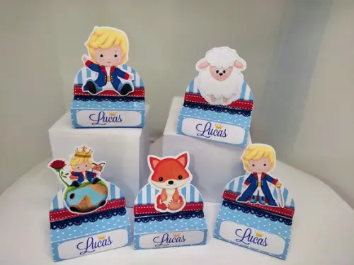 40 Personalizados Pequeno Príncipe Loiro