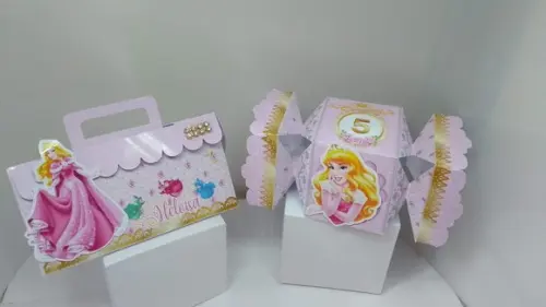 40 Personalizados Princesa Aurora - Bela Adormecida