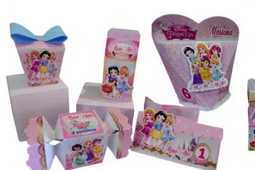 50 Personalizados Princesas Baby