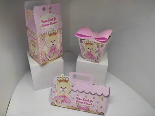 40 Personalizados Ursinhas Princesas
