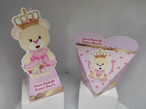 40 Personalizados Ursinhas Princesas