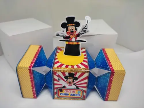 Caixinhas Mickey Circo - 40 Unidades
