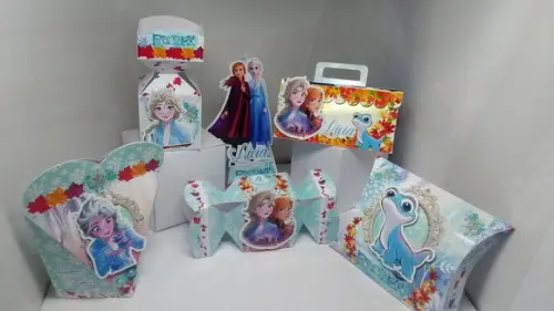 Caixinhas Personalizadas Frozen 2 - 40 Unidades