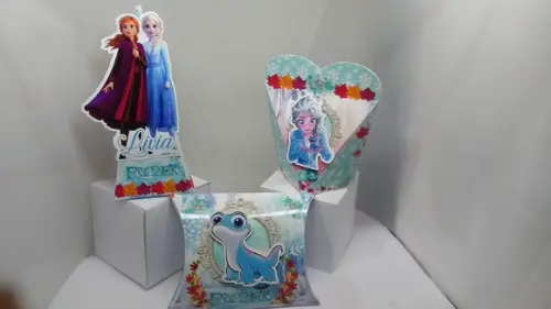 Caixinhas Personalizadas Frozen 2 - 40 Unidades