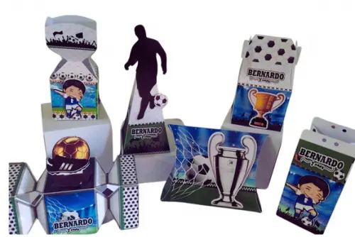 Kit 40 Caixinhas Cr7 Personalizadas