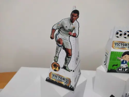 Kit 40 Caixinhas Cr7 Personalizadas
