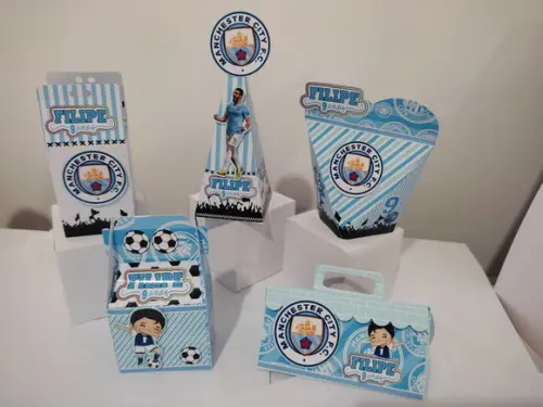Kit 40 personalizados Manchester City