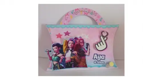 Kit Personalizados Guerreiras do K Pop - 20 Caixas