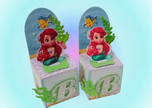Kit Personalizados Pequena Sereia 20 Unidades Grandes