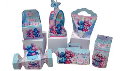 Kit Stitch e Angel Personalizados 40 Unidades