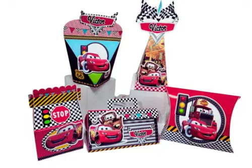 Personalizados Carros 3d - 40 Cx