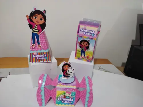Personalizados Gabby Dollhouse - 40 Itens 3d