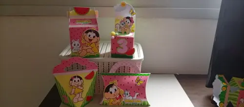 Personalizados Kit 20 Unidades Grandes Magali Rosa