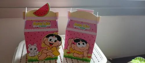 Personalizados Kit 20 Unidades Grandes Magali Rosa
