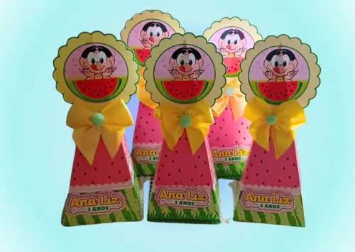 Personalizados Magali Rosa 20 Unidades - Grandes