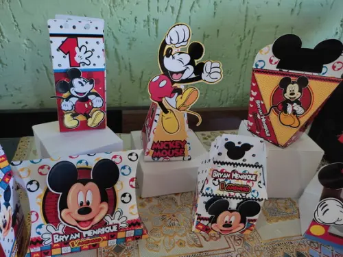 Personalizados Mickey 3d - 40 Unidades