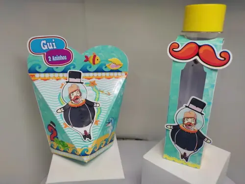 Personalizados Mundo Bita Fundo do Mar 40 Unidades