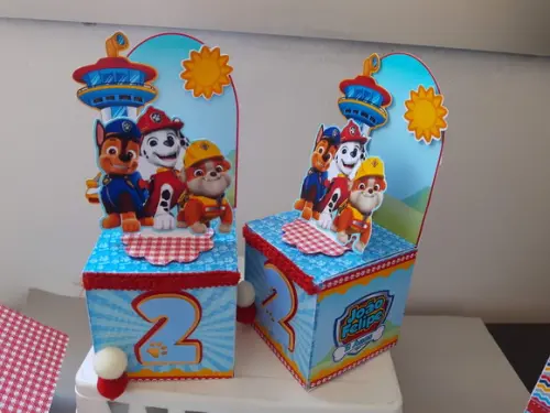 Personalizados Patrulha Canina Menino - 20 Unidades Grande