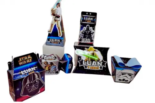 Star Wars Lembrancinhas Personalizada Kit 50