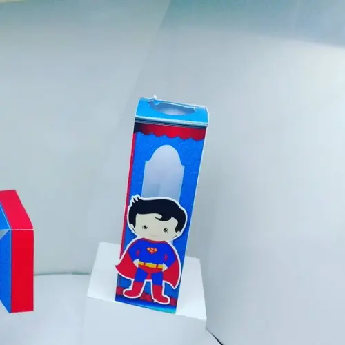 super homem lembrancinhas personalizados kit 50