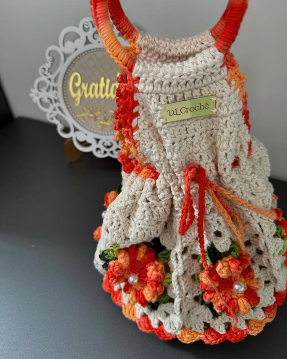 Porta prato em crochê