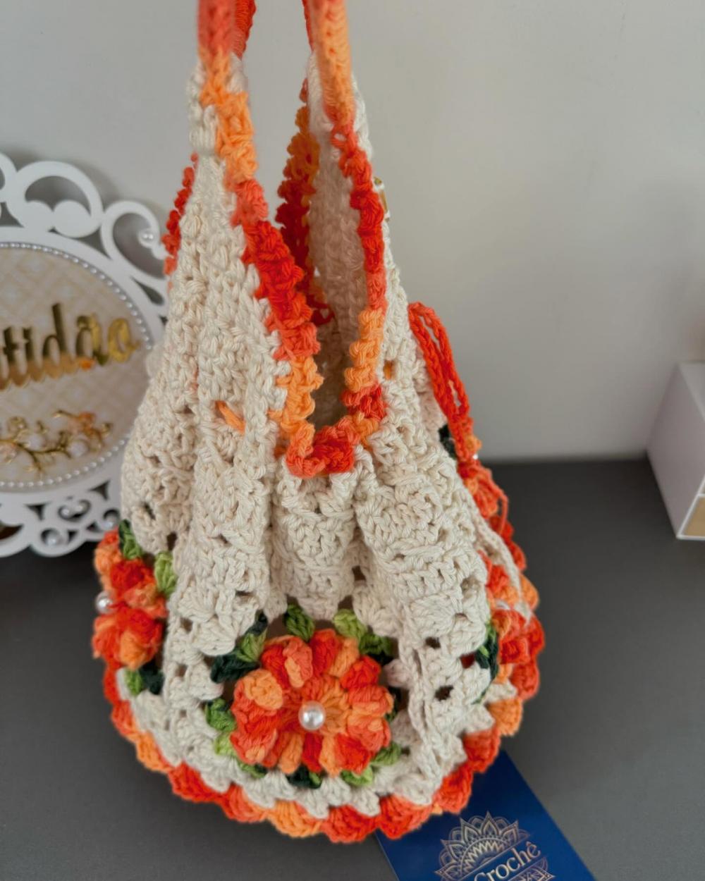 Porta prato em crochê