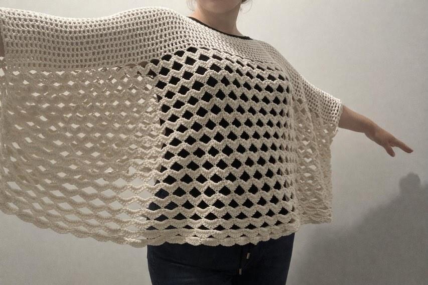 Blusa em crochê