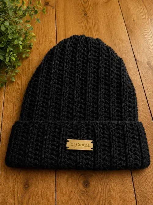 Gorro de crochê adulto