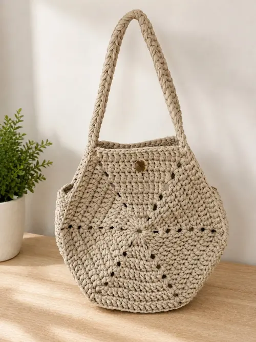 Bolsa em crochê