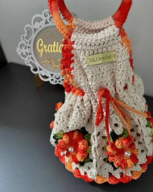 Porta prato em crochê