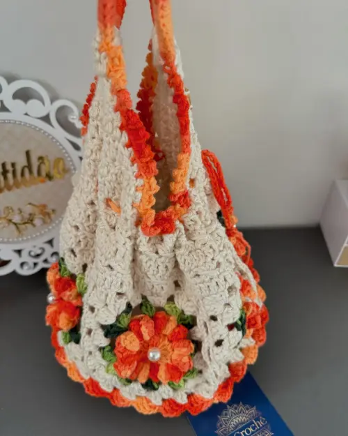Porta prato em crochê