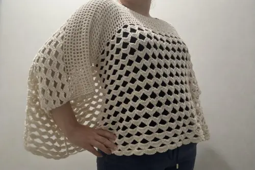 Blusa em crochê