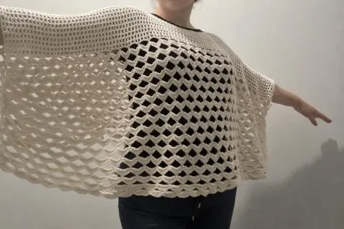 Blusa em crochê