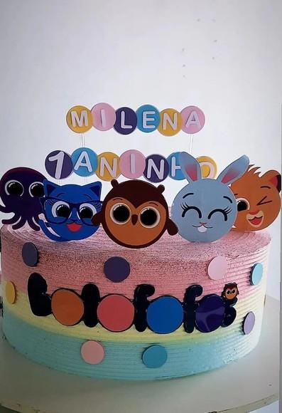 Arquivo de Corte Topo de Bolo Bolofofos 2