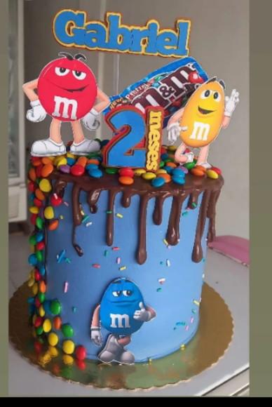 Arquivo de Corte Topo de Bolo M&m