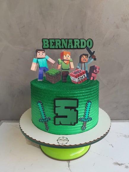 Arquivo de Corte Topo de Bolo Minecraft 2