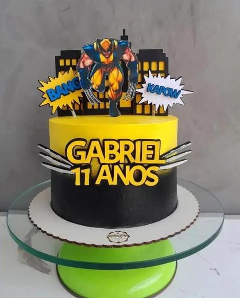 Arquivo de Corte Topo de Bolo Wolverine