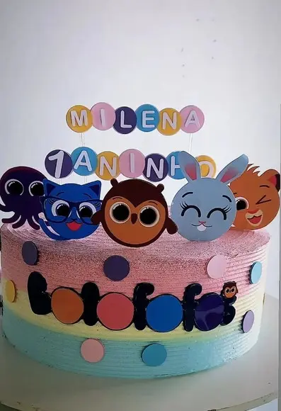 Arquivo de Corte Topo de Bolo Bolofofos 2