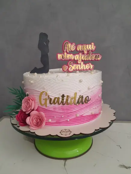Arquivo de Corte Topo de Bolo Gratidão