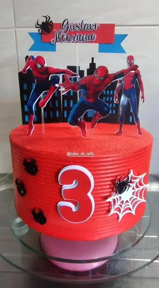 Arquivo de Corte Topo de Bolo Homem Aranha