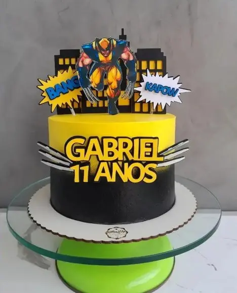 Arquivo de Corte Topo de Bolo Wolverine